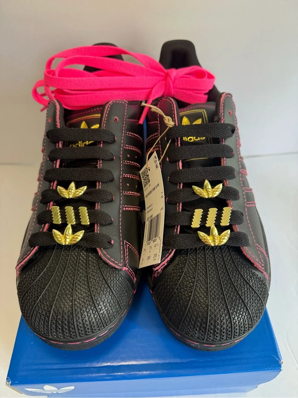Adidas Superstar II - Women’s 9 - Black + extra laces - NWT - JS1380